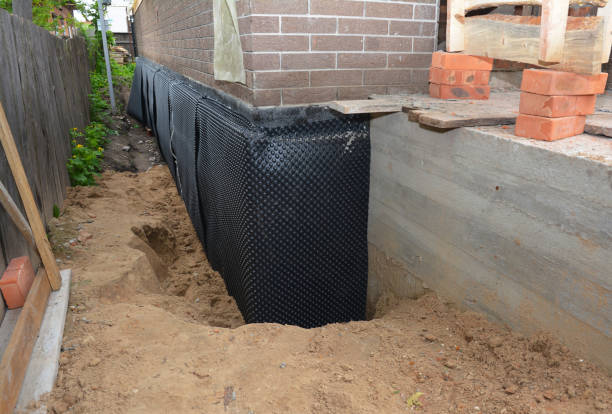 SJ Waterproofing Pros technician performing targeted Foundation Crack Repair assessment in Eatontown, NJ